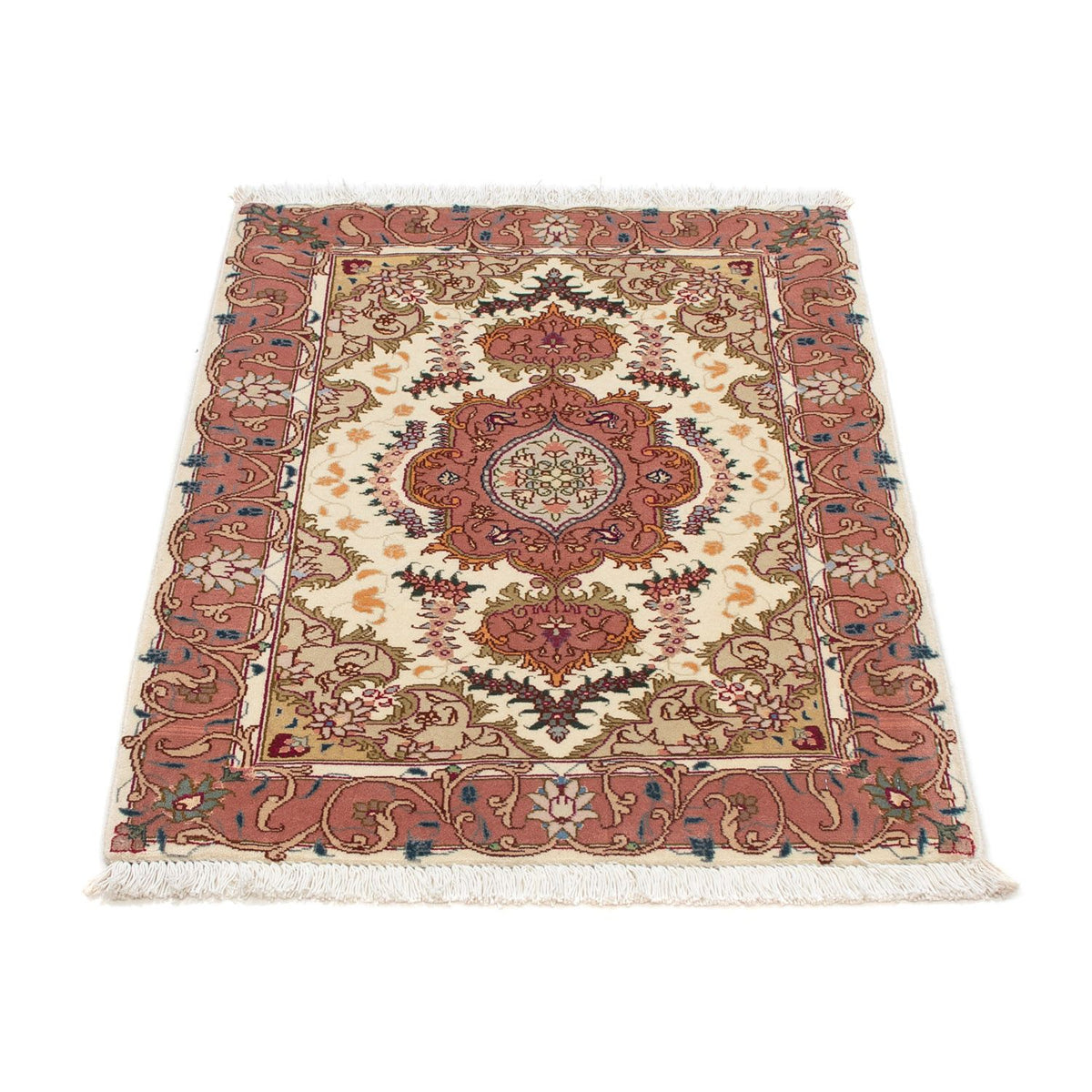 Tappeto Persero - Tabriz - Reale - 88 x 60 cm - beige