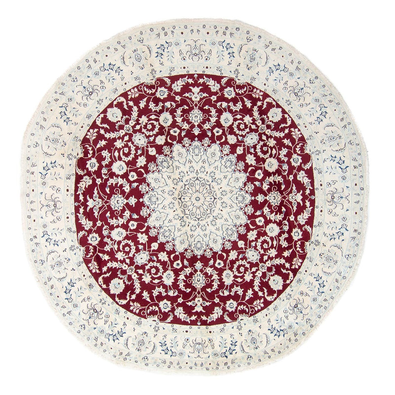 Tappeto Persero - Nain rotondo  - 300 x 300 cm - rosso scuro