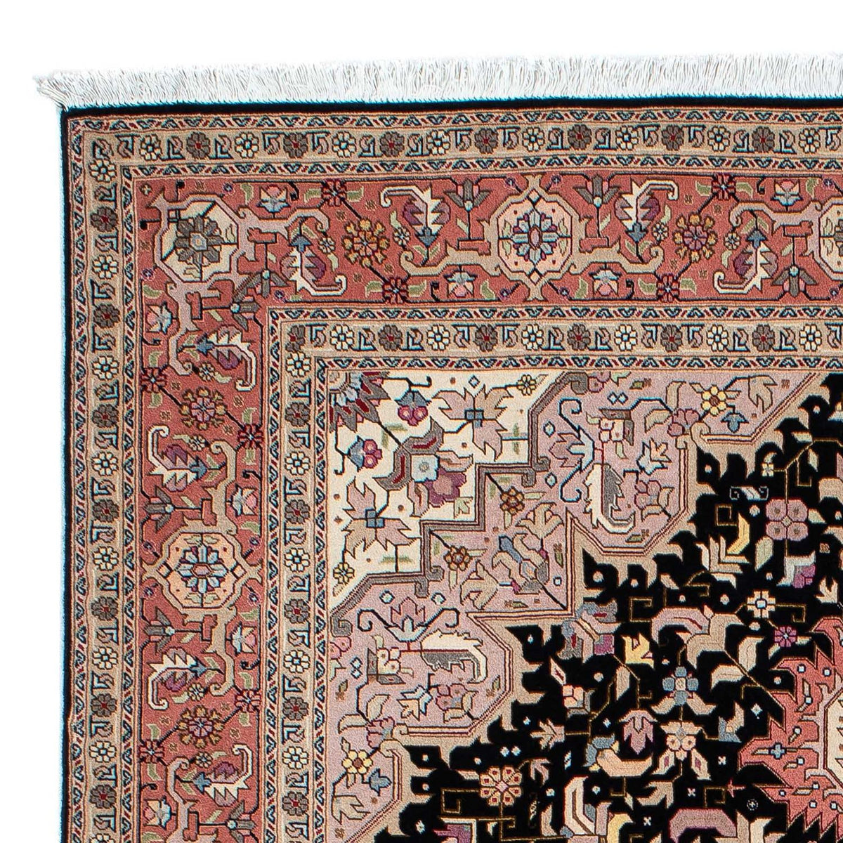 Tappeto Persero - Tabriz - Reale - 196 x 152 cm - blu scuro