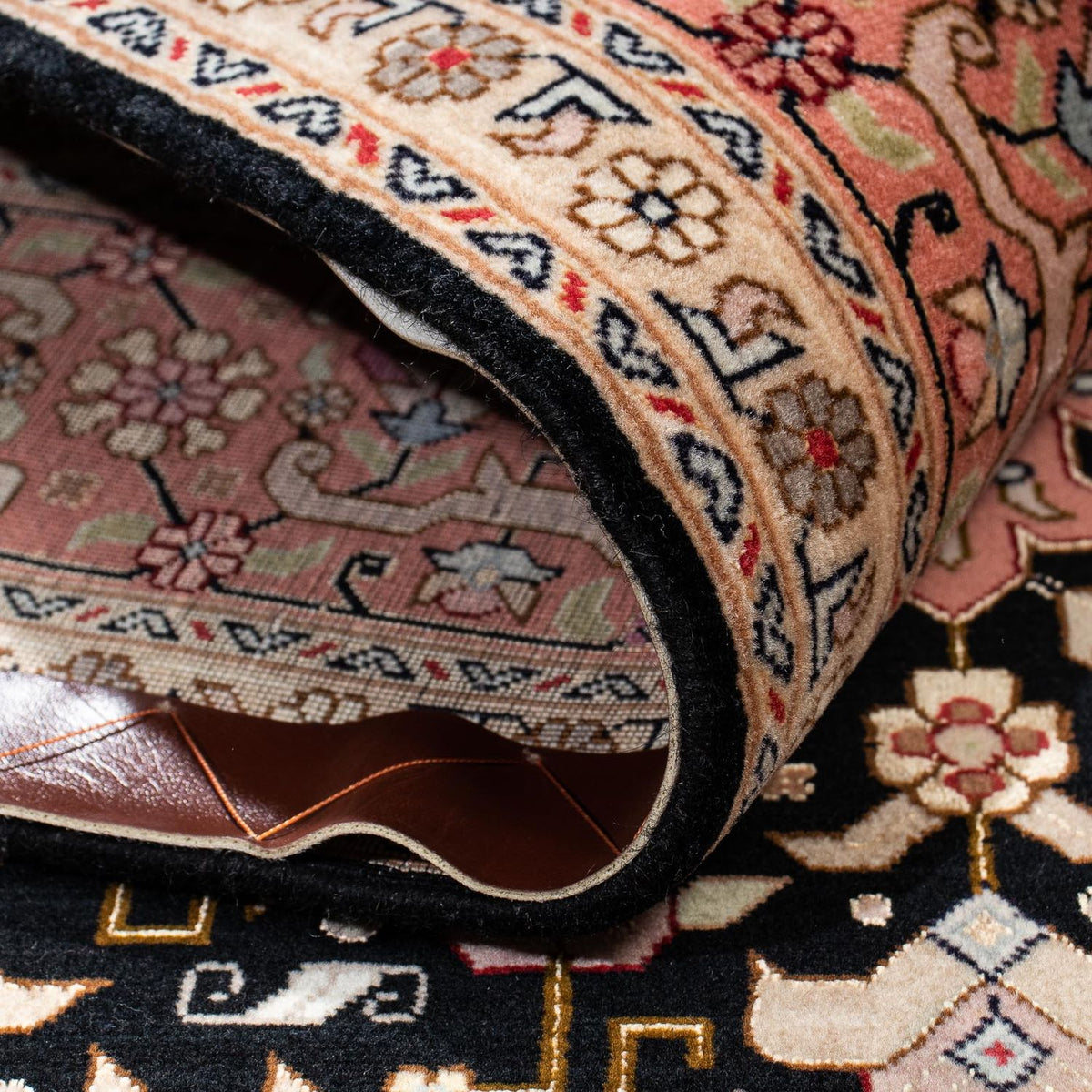 Tappeto Persero - Tabriz - Reale - 196 x 152 cm - blu scuro