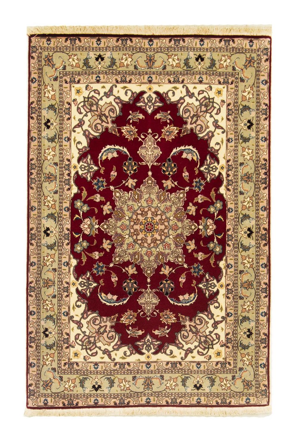 Tappeto Persero - Tabriz - Reale - 150 x 99 cm - rosso