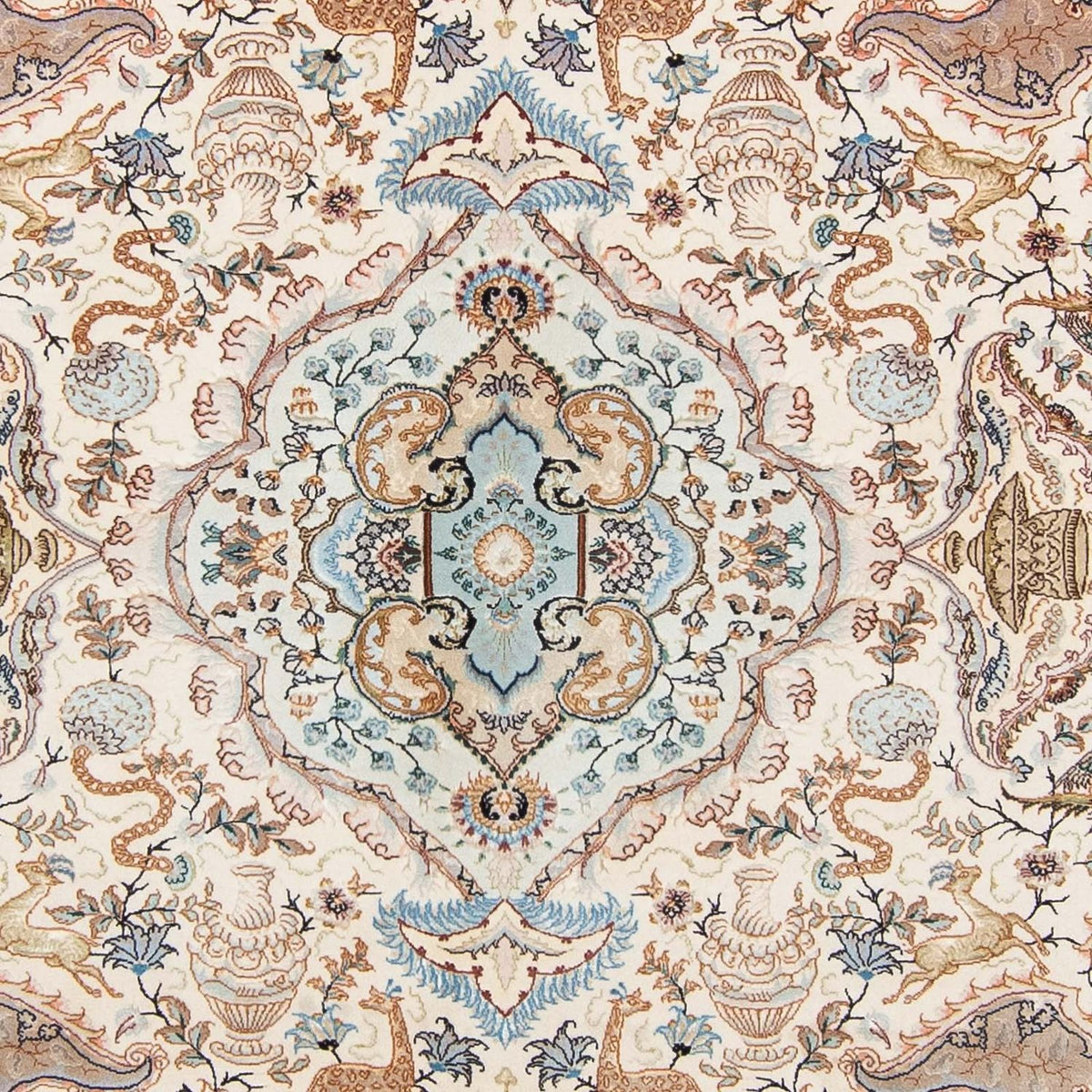 Tappeto Persero - Tabriz - Premio - 306 x 209 cm - beige