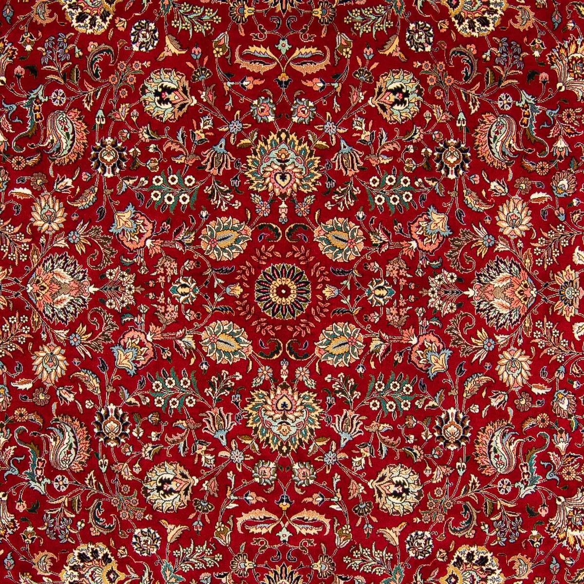 Tappeto Persero - Tabriz - Reale - 388 x 286 cm - rosso scuro