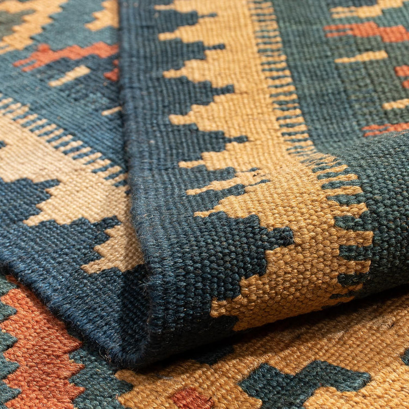 Tappeto Kelim - Orientale - 198 x 148 cm - rosso scuro