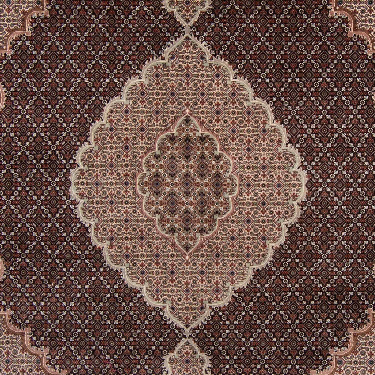 Tappeto Persero - Tabriz - 303 x 249 cm - blu scuro