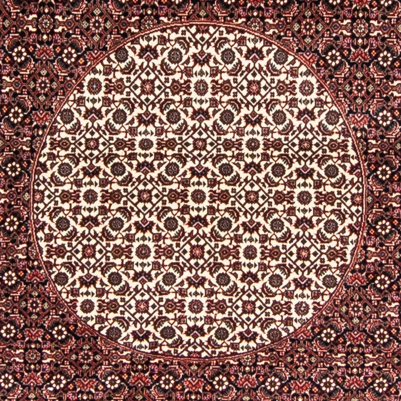 Tappeto Persero - Bidjar rotondo  - 247 x 247 cm - rosso scuro