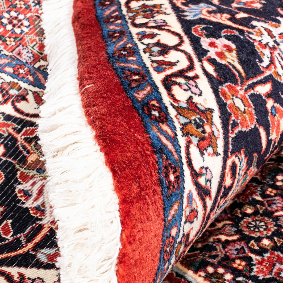 Tappeto Persero - Bidjar rotondo  - 247 x 247 cm - rosso scuro