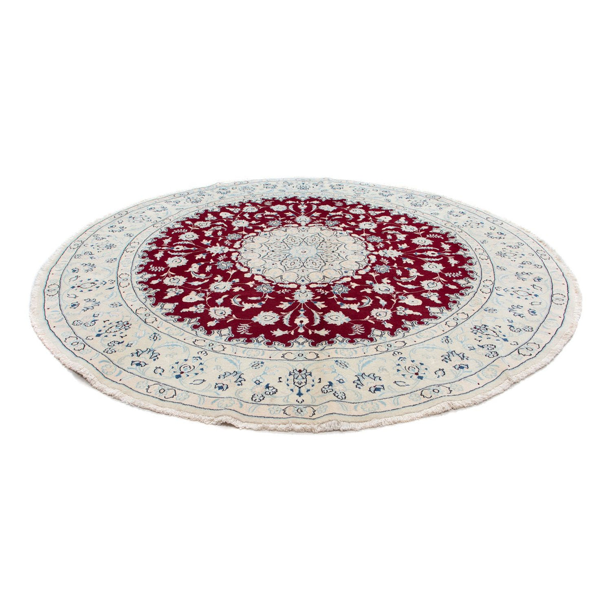 Tappeto Persero - Nain rotondo - 293 x 293 cm - rosso scuro