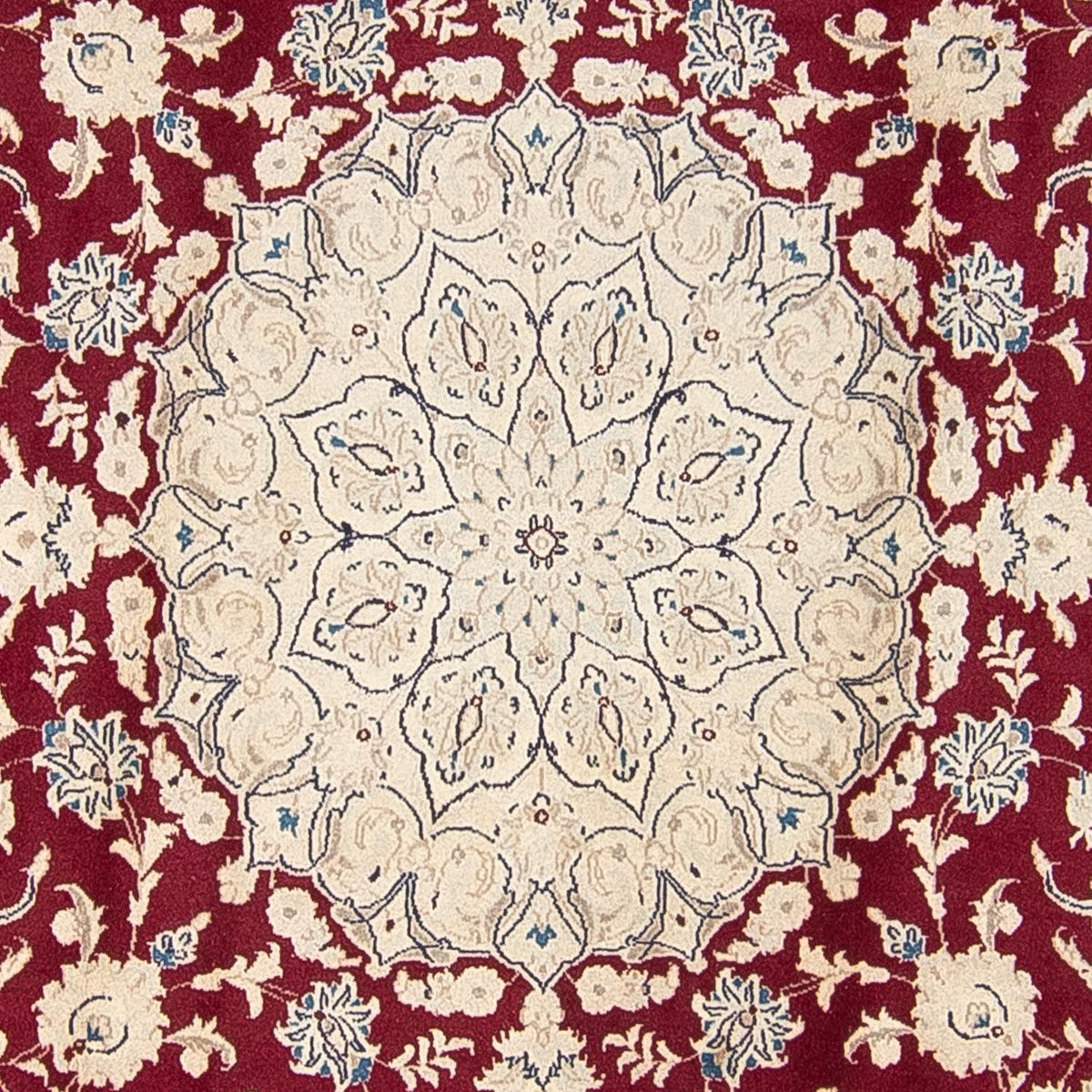 Tappeto Persero - Nain rotondo - 280 x 280 cm - rosso scuro