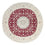 Tappeto Persero - Nain rotondo - 302 x 302 cm - rosso scuro