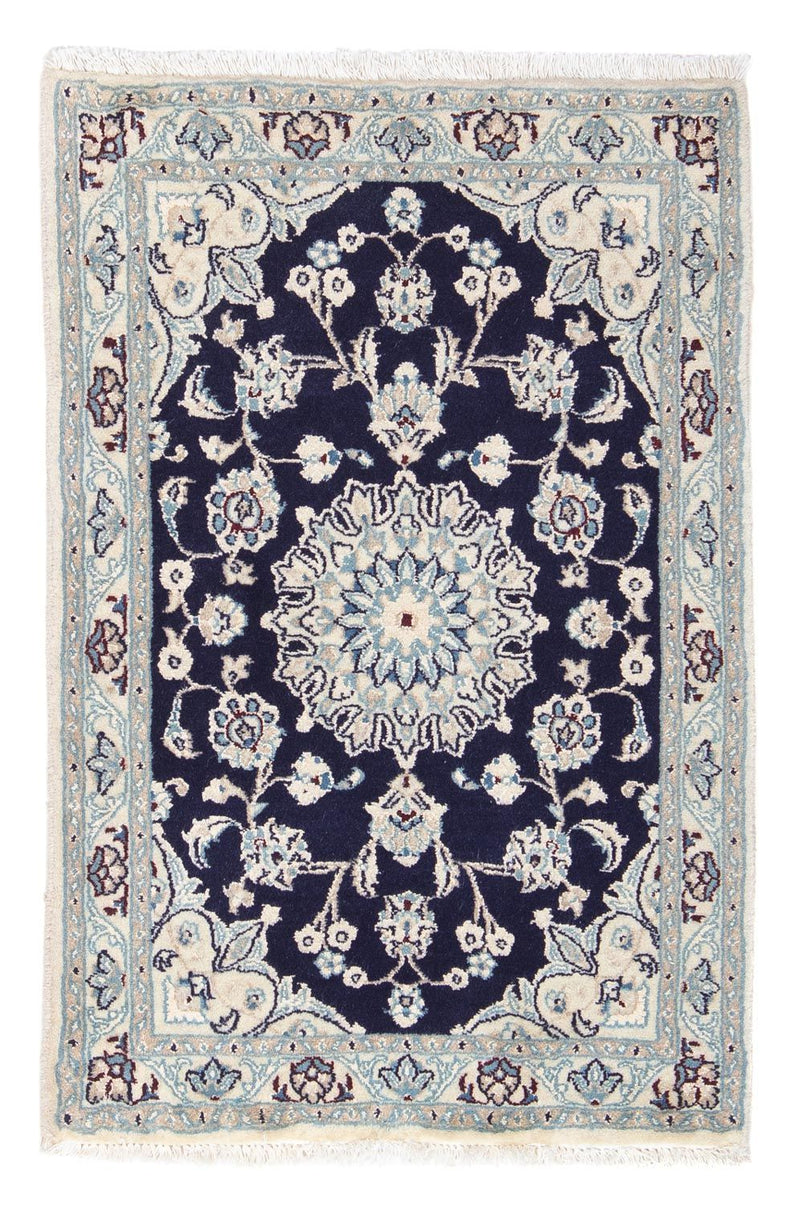 Tappeto Persero - Nain - 85 x 55 cm - blu scuro