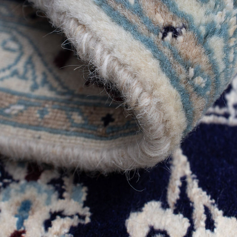 Tappeto Persero - Nain - 85 x 55 cm - blu scuro