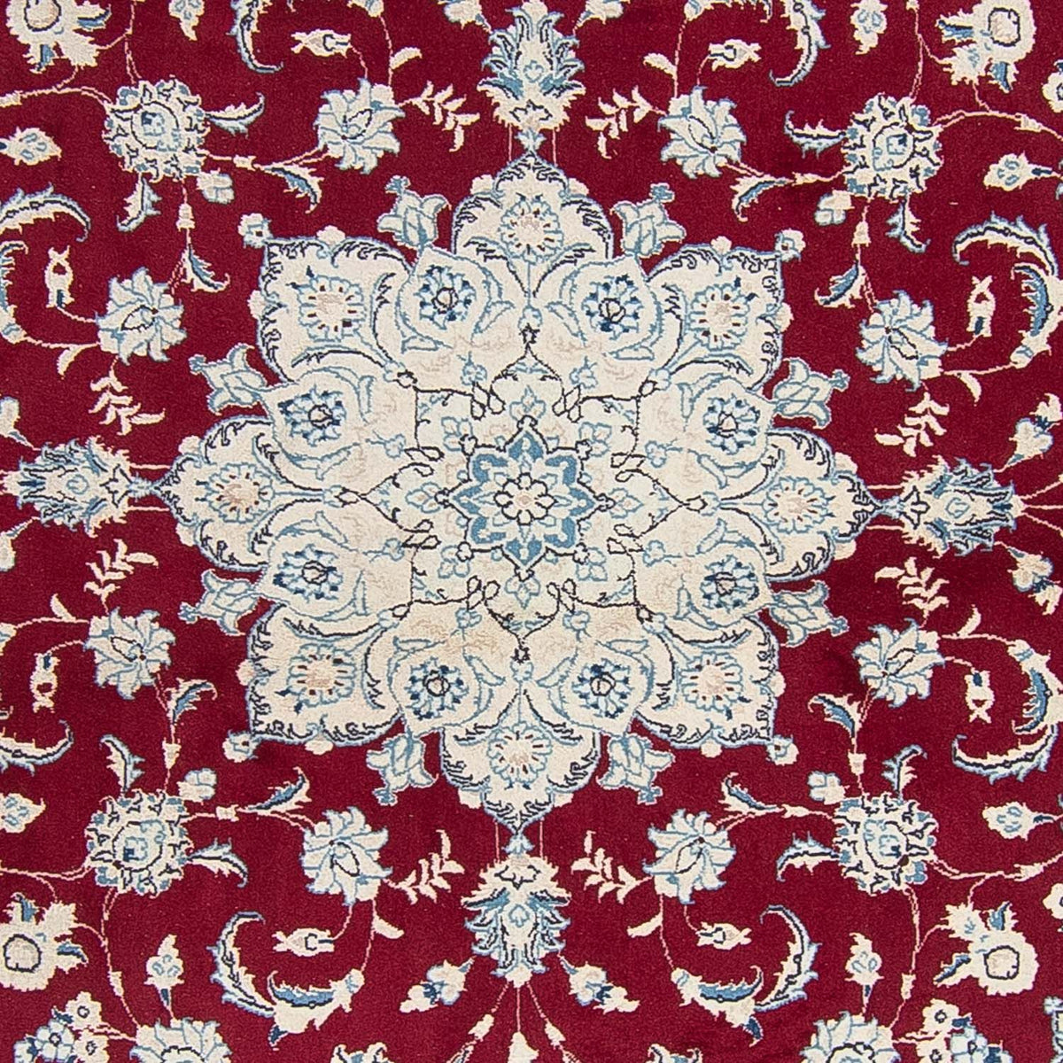 Tappeto Persero - Nain rotondo  - 290 x 290 cm - rosso scuro