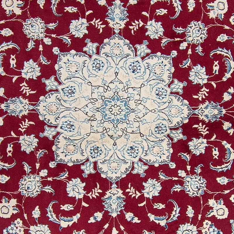 Tappeto Persero - Nain rotondo  - 290 x 290 cm - rosso scuro