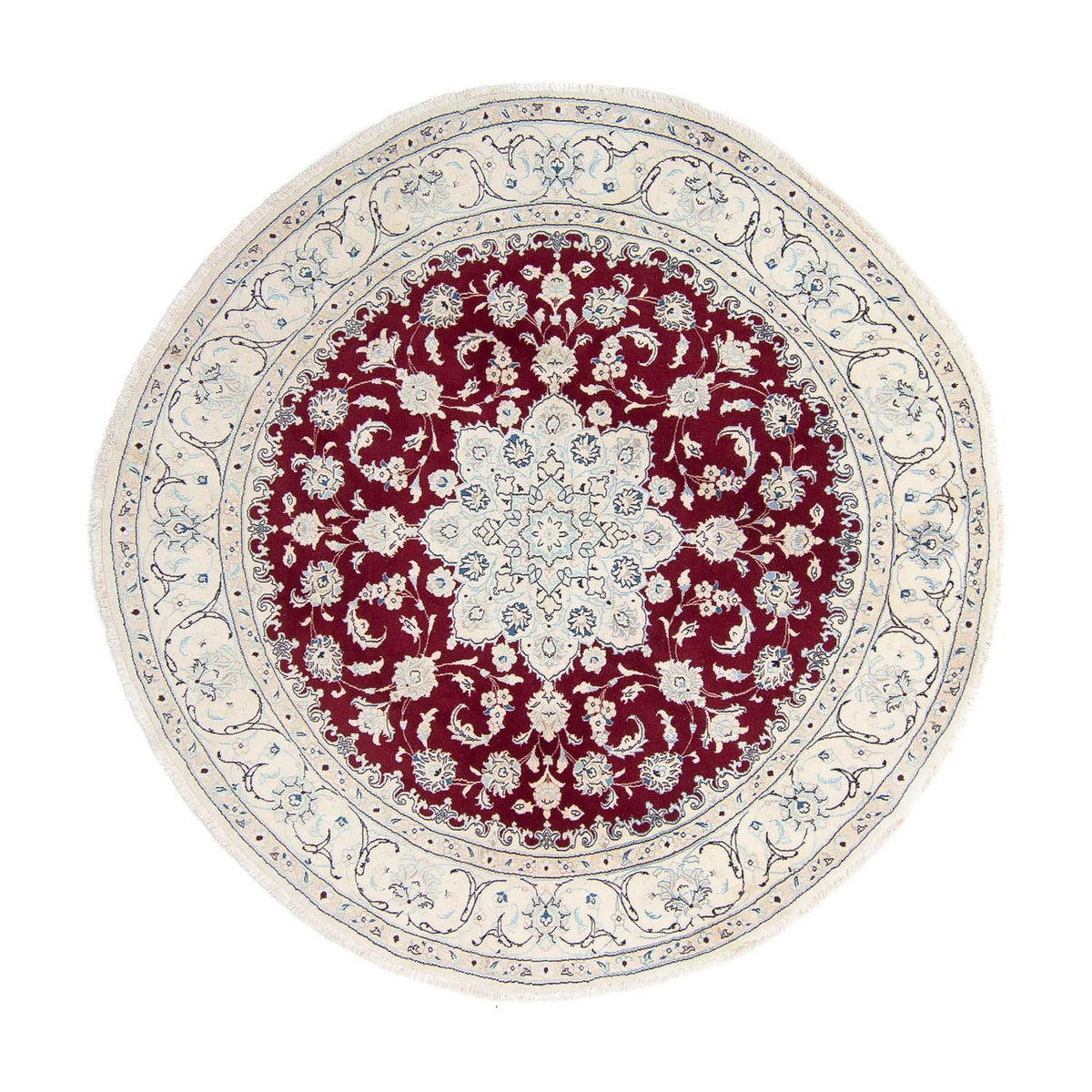 Tappeto Persero - Nain rotondo - 250 x 250 cm - rosso scuro
