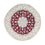 Tappeto Persero - Nain rotondo - 250 x 250 cm - rosso scuro