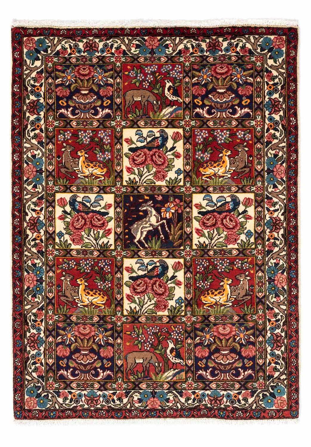 Tappeto Persero - Nomade - 154 x 106 cm - rosso scuro