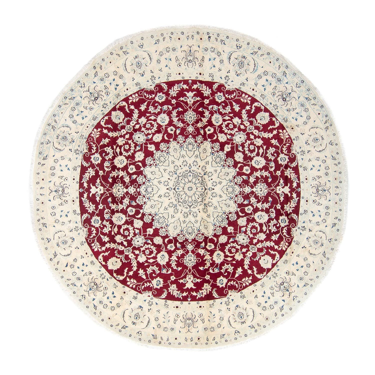 Tappeto Persero - Nain rotondo  - 293 x 293 cm - rosso scuro