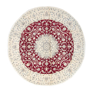 Tappeto Persero - Nain rotondo  - 293 x 293 cm - rosso scuro