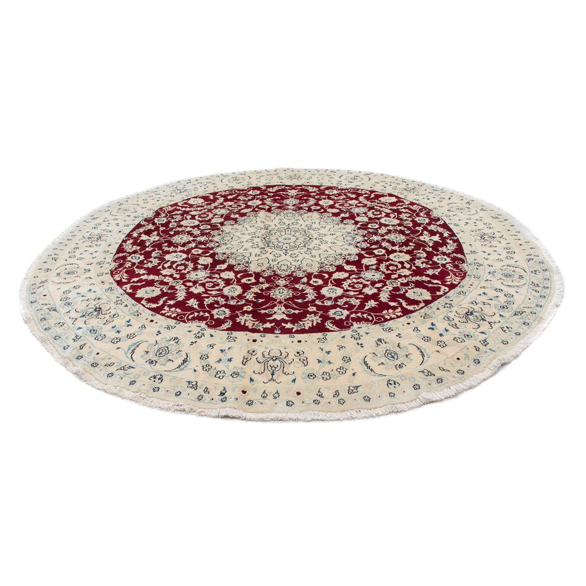 Tappeto Persero - Nain rotondo  - 293 x 293 cm - rosso scuro