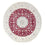 Tappeto Persero - Nain rotondo - 295 x 295 cm - rosso scuro
