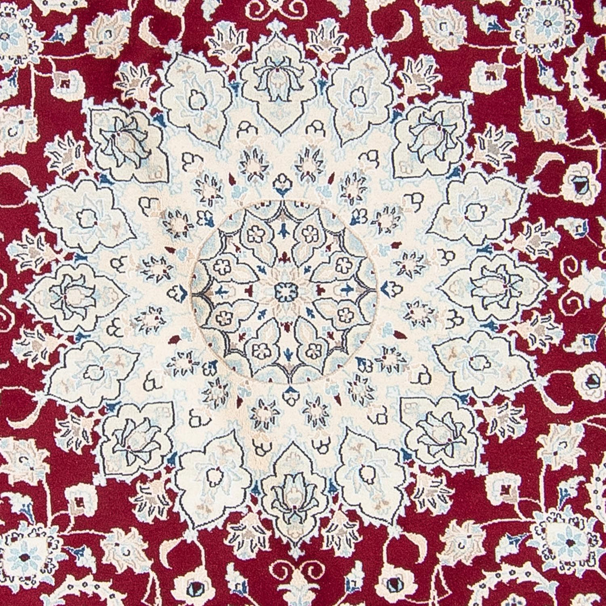 Tappeto Persero - Nain rotondo - 295 x 295 cm - rosso scuro