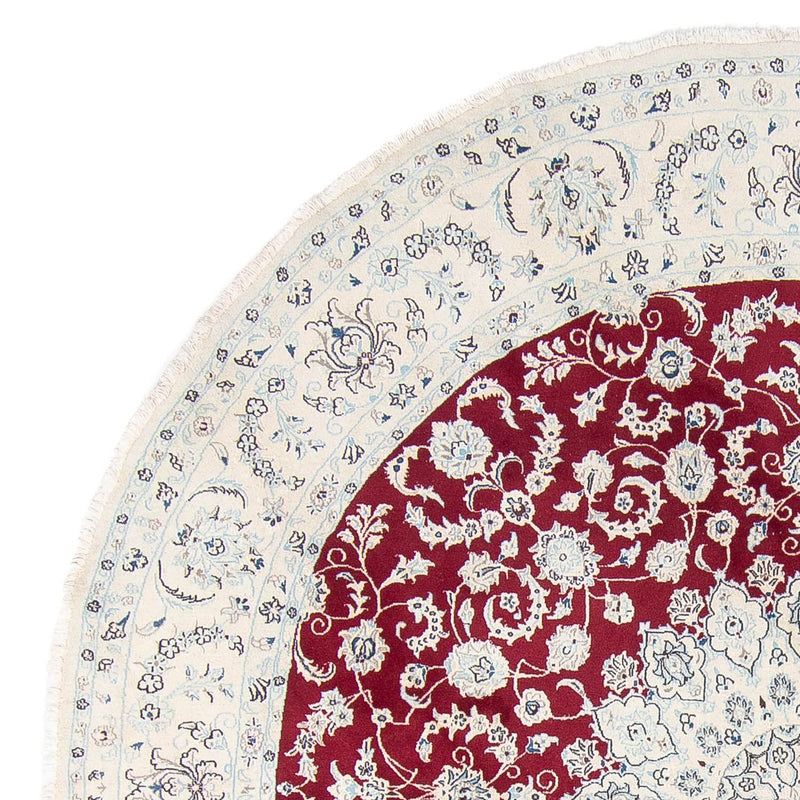 Tappeto Persero - Nain rotondo  - 295 x 295 cm - rosso scuro
