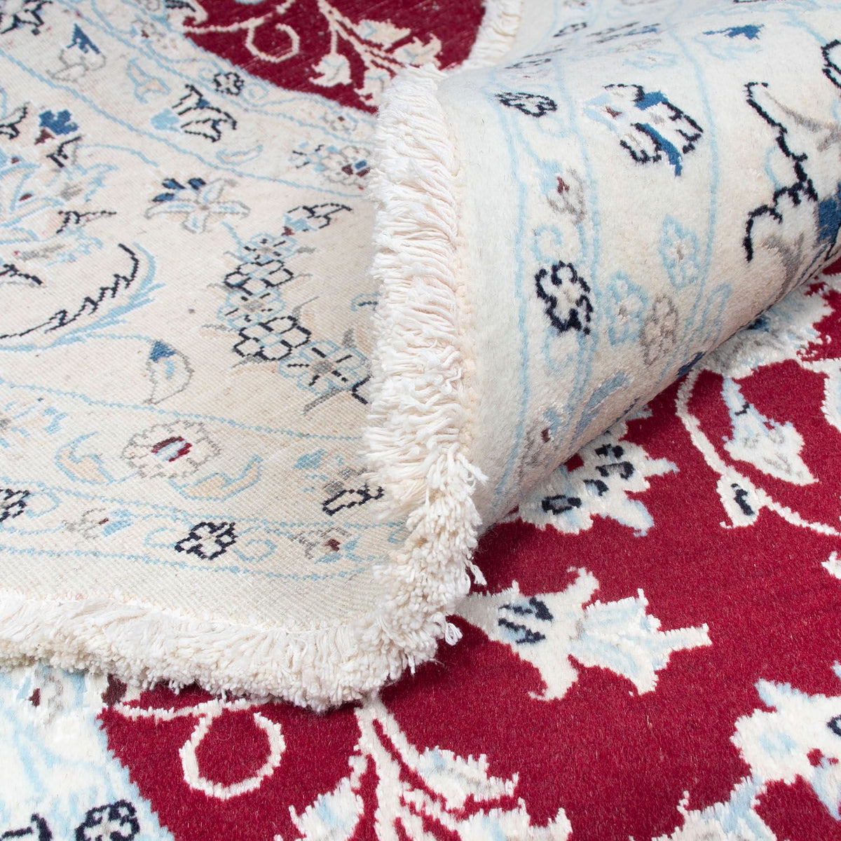 Tappeto Persero - Nain rotondo  - 295 x 295 cm - rosso scuro