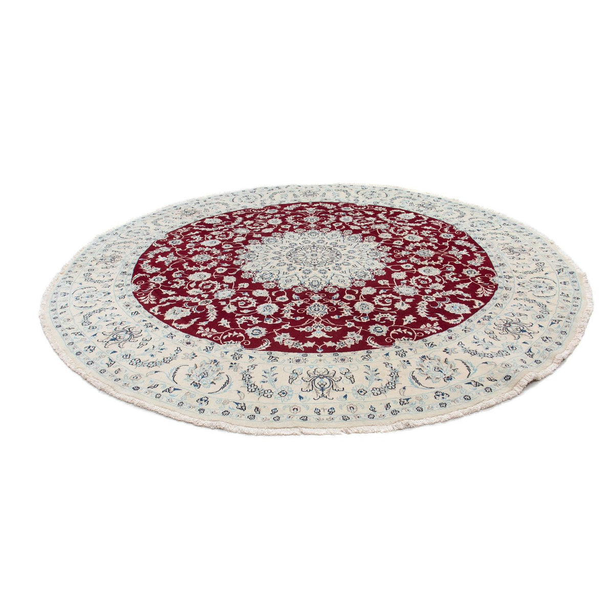 Tappeto Persero - Nain rotondo  - 295 x 295 cm - rosso scuro