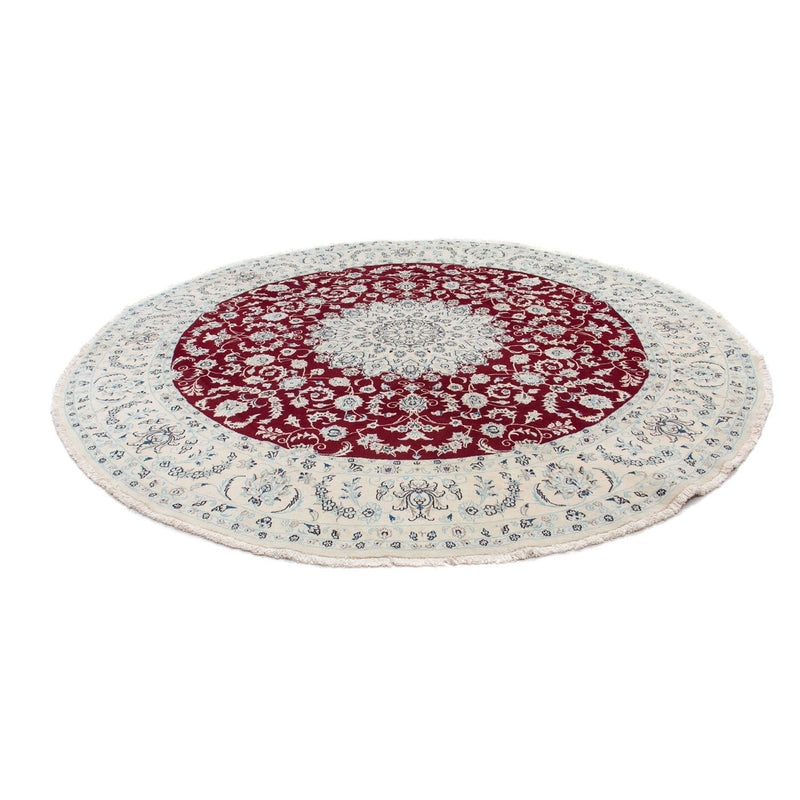 Tappeto Persero - Nain rotondo  - 295 x 295 cm - rosso scuro