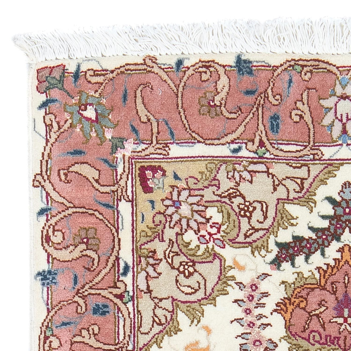 Tappeto Persero - Tabriz - Reale - 89 x 58 cm - beige