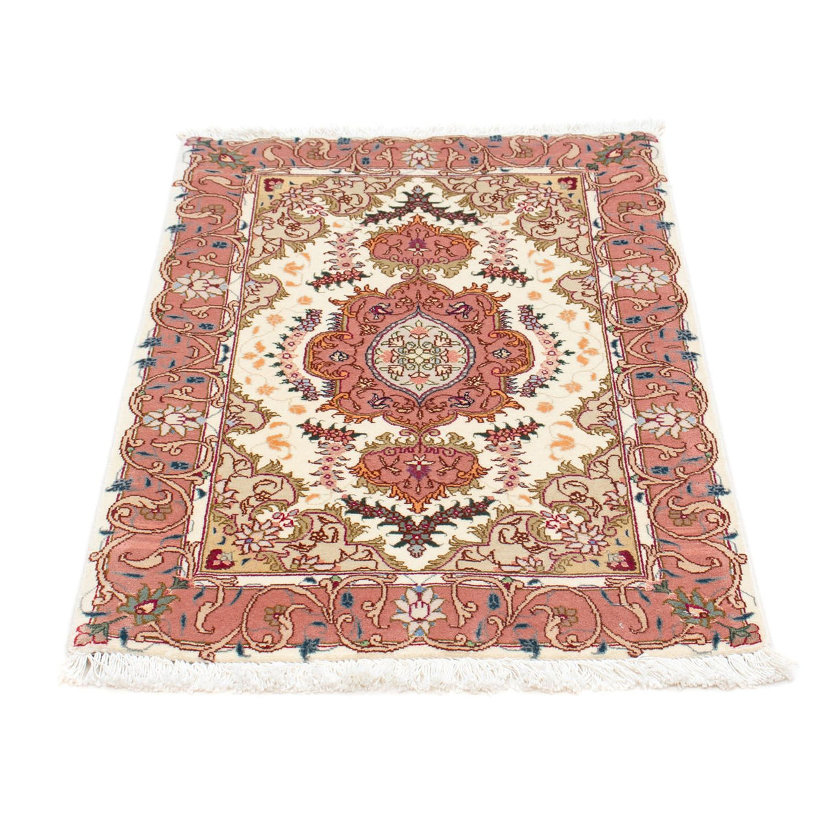 Tappeto Persero - Tabriz - Reale - 89 x 58 cm - beige