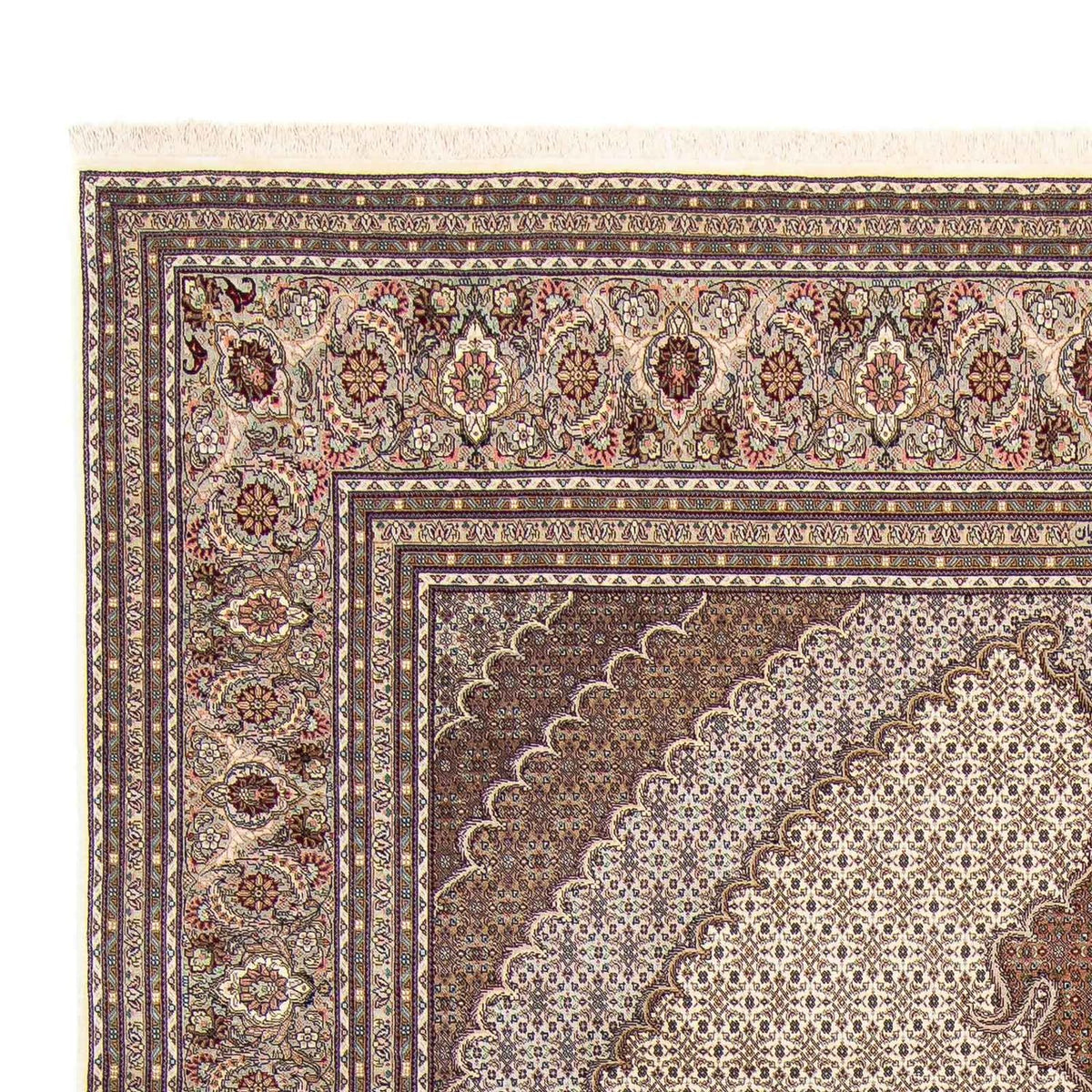 Tappeto Persero - Tabriz - 350 x 252 cm - marrone chiaro