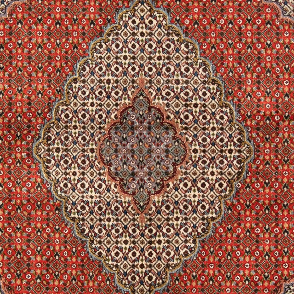 Tappeto Persero - Tabriz - 200 x 150 cm - rosso scuro