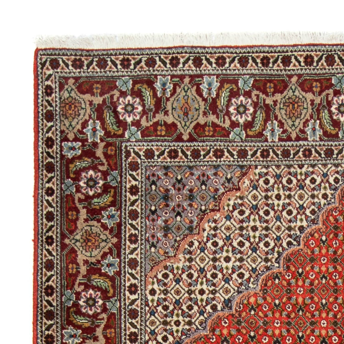 Tappeto Persero - Tabriz - 200 x 150 cm - rosso scuro