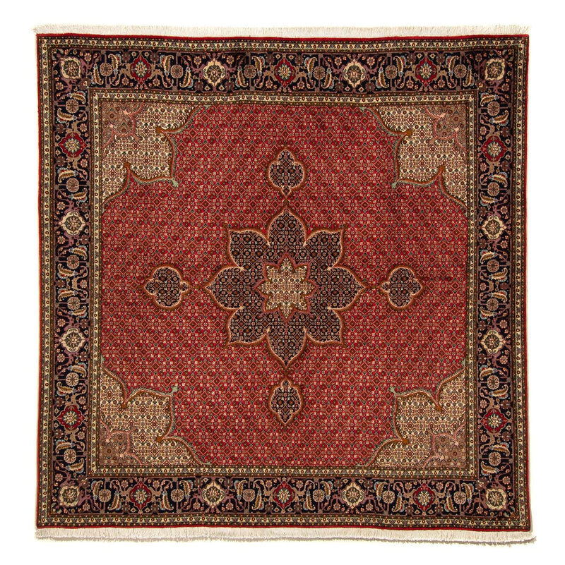 Tappeto Persero - Tabriz quadrato  - 203 x 200 cm - rosso
