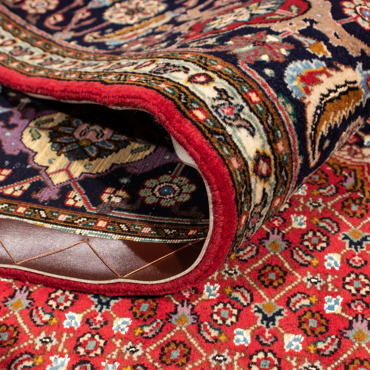 Tappeto Persero - Tabriz quadrato  - 203 x 200 cm - rosso