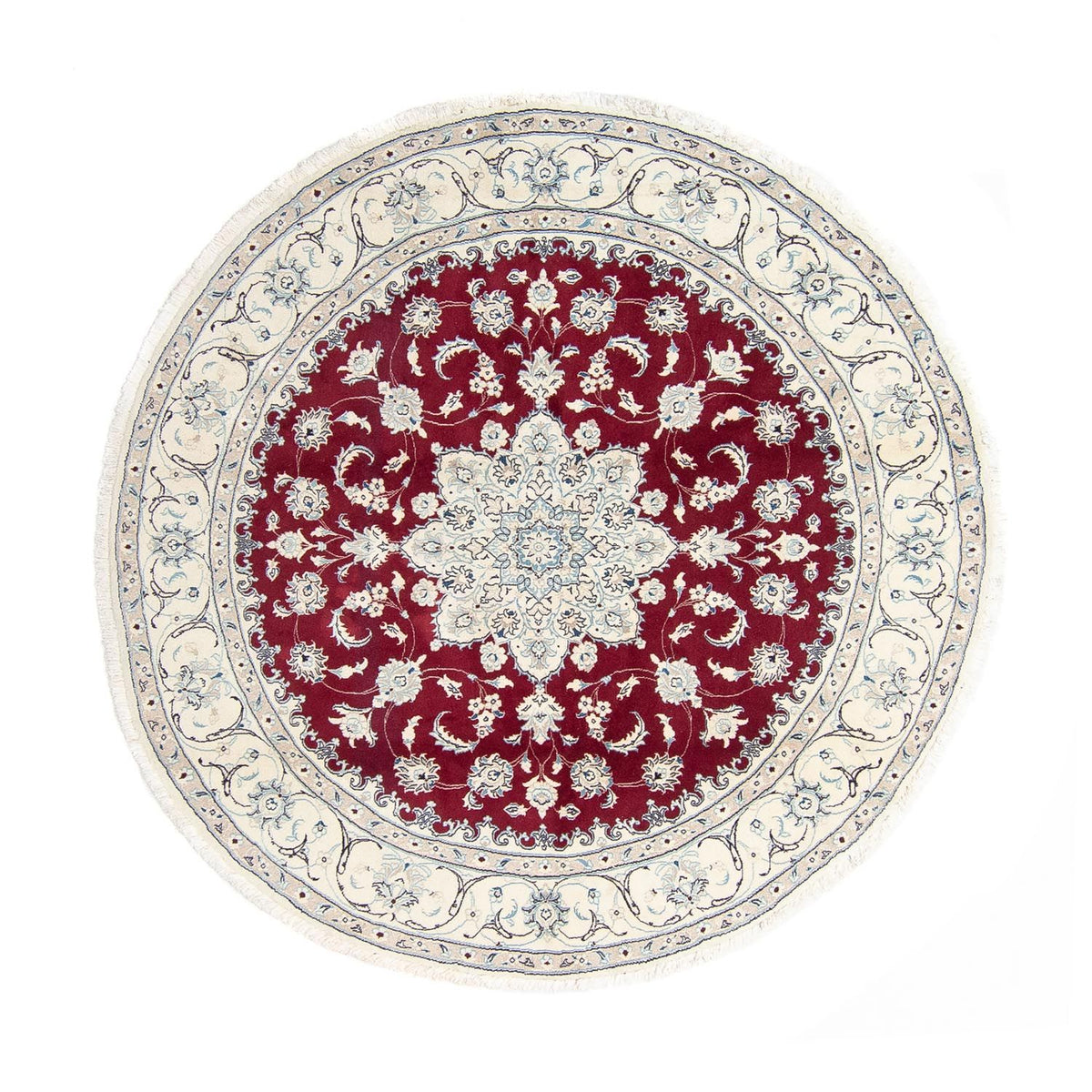Tappeto Persero - Nain rotondo  - 250 x 250 cm - rosso scuro
