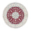 Tappeto Persero - Nain rotondo - 245 x 245 cm - rosso scuro