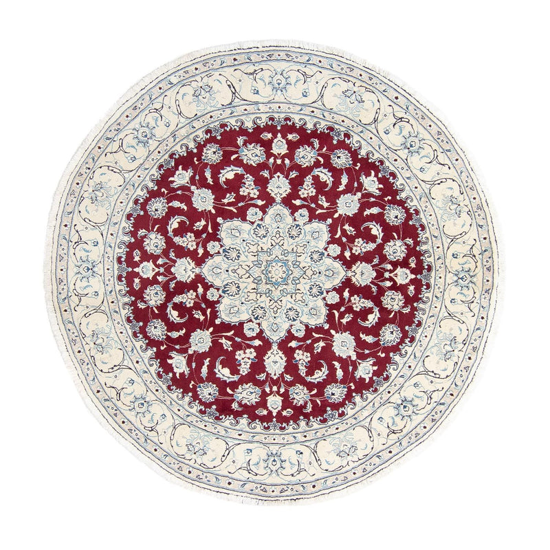 Tappeto Persero - Nain rotondo  - 245 x 245 cm - rosso scuro