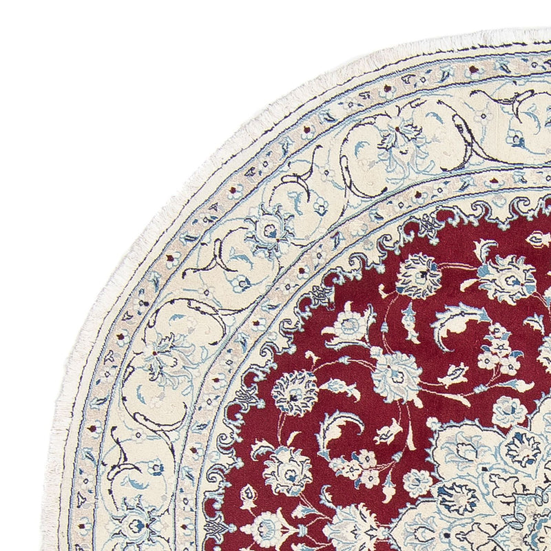 Tappeto Persero - Nain rotondo  - 245 x 245 cm - rosso scuro