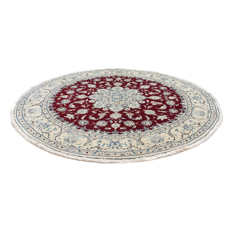 Tappeto Persero - Nain rotondo  - 245 x 245 cm - rosso scuro