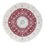 Tappeto Persero - Nain rotondo  - 300 x 300 cm - rosso scuro