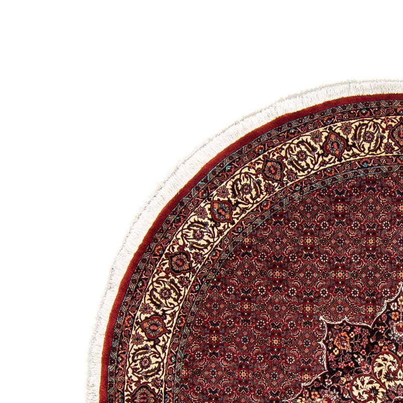 Tappeto Persero - Bidjar rotondo  - 205 x 205 cm - rosso scuro