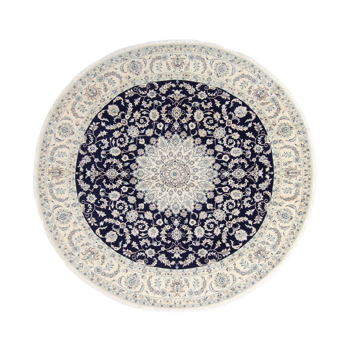 Tappeto Persero - Nain rotondo  - 295 x 295 cm - blu scuro