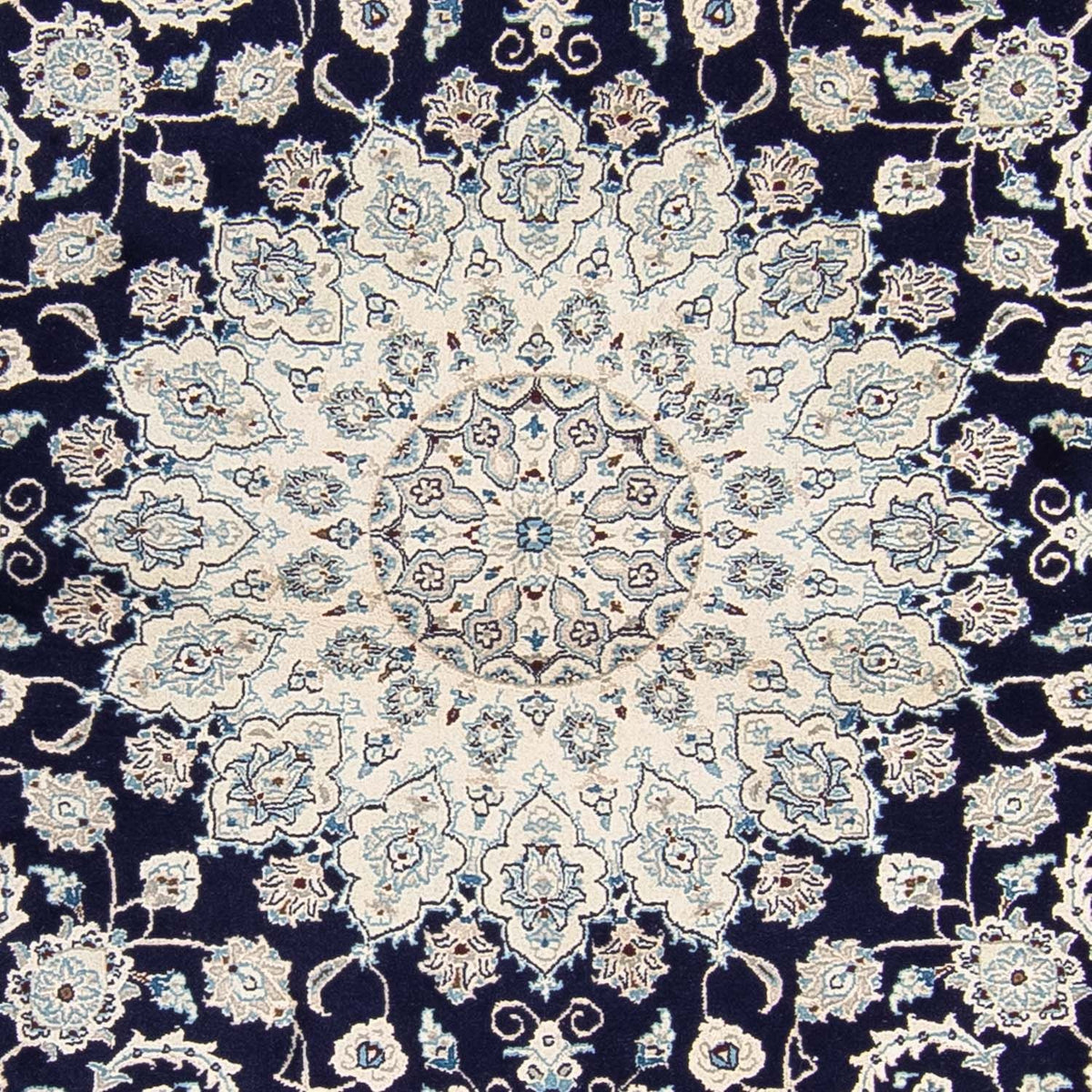 Tappeto Persero - Nain rotondo  - 295 x 295 cm - blu scuro