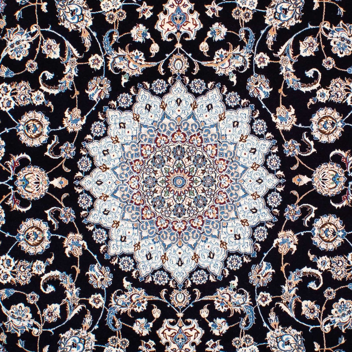 Tappeto Persero - Nain - Premio - 264 x 177 cm - blu scuro