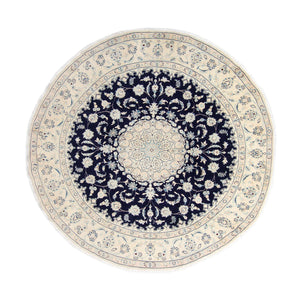 Tappeto Persero - Nain rotondo  - 295 x 295 cm - blu scuro