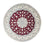 Tappeto Persero - Nain - Reale rotondo - 240 x 240 cm - rosso scuro