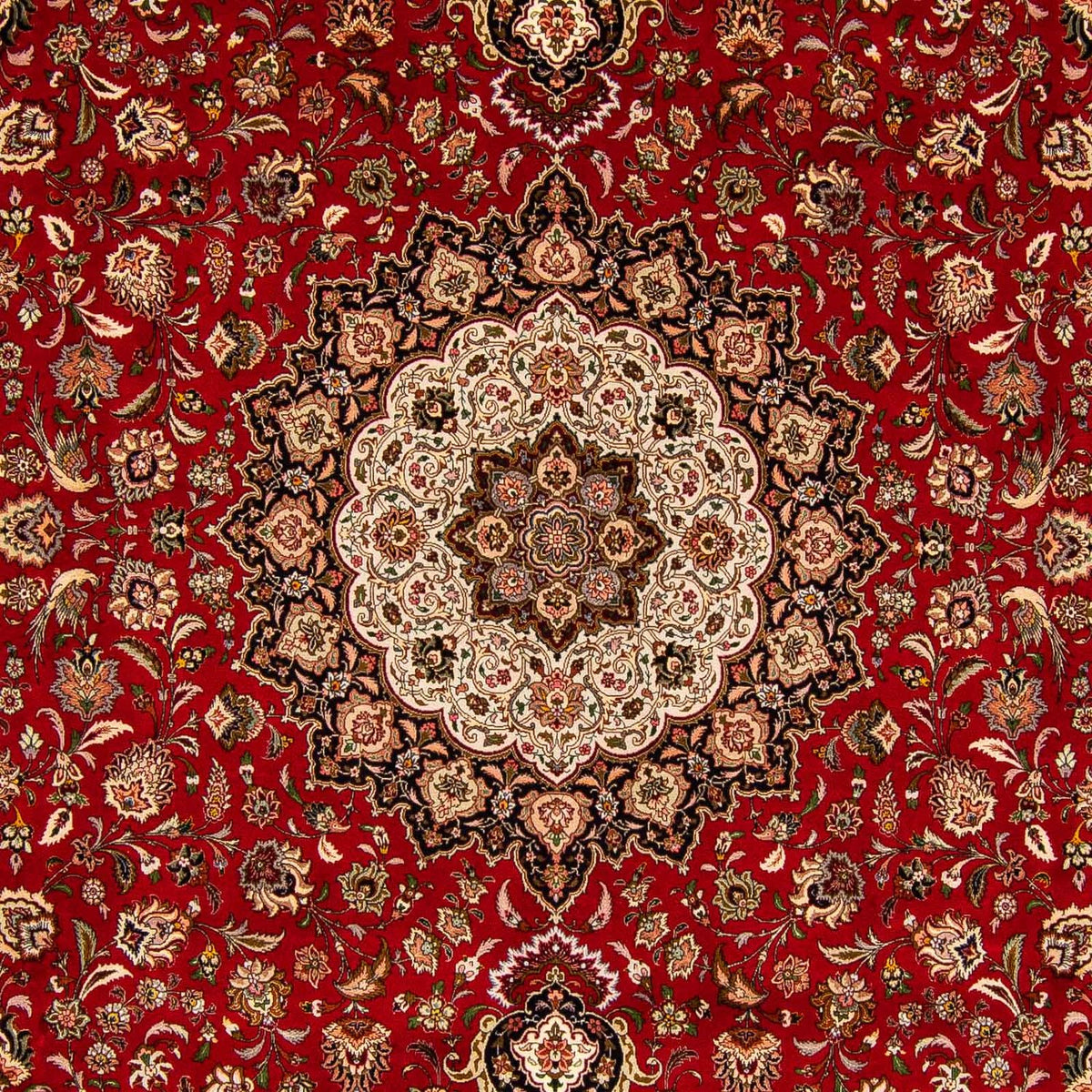Tappeto Persero - Tabriz - Reale - 396 x 302 cm - rosso scuro